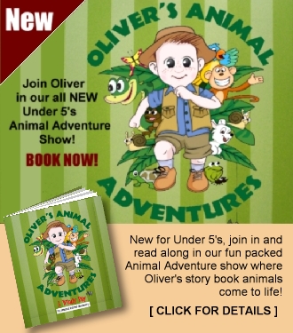 Oliver's Animal Adventures under 5's show book